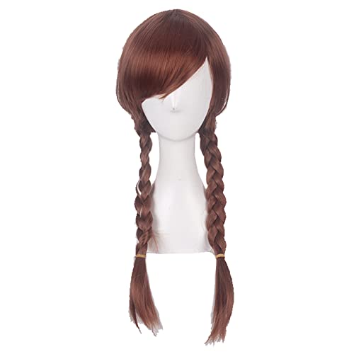 Wig for Cos Wig Frozen Anna Double Whip Elsa Princess Children's Halloween Wig