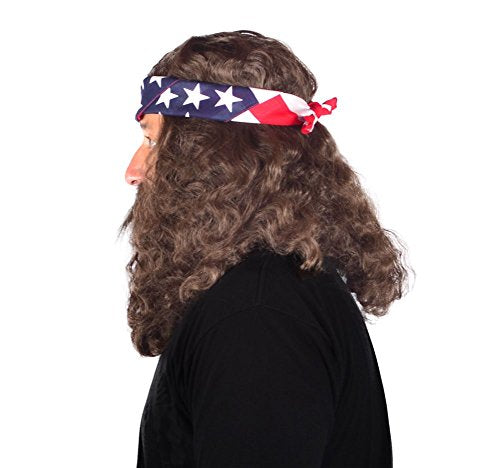 My Costume Wigs Duck Dynasty Willie Set