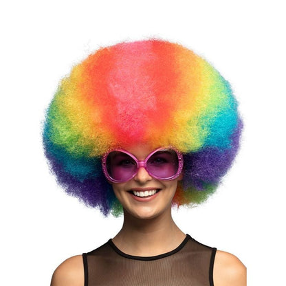 Rainbow Afro Costume Wig – Multicolor Curly Costume Hair