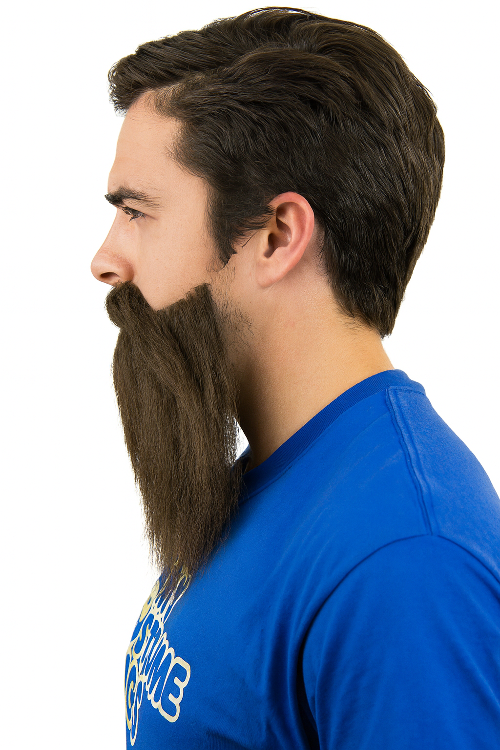 Brown Costume Beard & Mustache Set – Full Beard