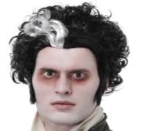 My Costume Wigs Sweeney Todd Johnny Dep Perfect Wig One Size Fits All Cosplay Halloween Dress Up