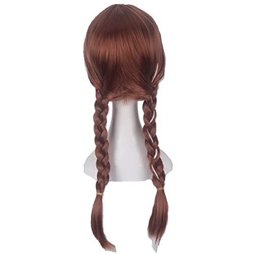 Wig for Cos Wig Frozen Anna Double Whip Elsa Princess Children's Halloween Wig