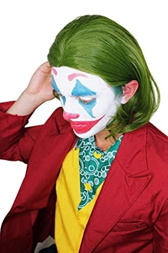 My Costume Wigs Clown Joker Fleck Mixed Green Curly/Wavy Hair Cos Anime Wig Men's Wig Daily/Party/Role Play Green