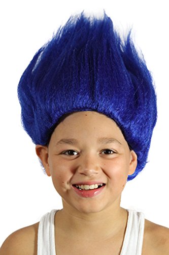 My Costume Wigs Big Troll Wig (Blue) One Size Fits All