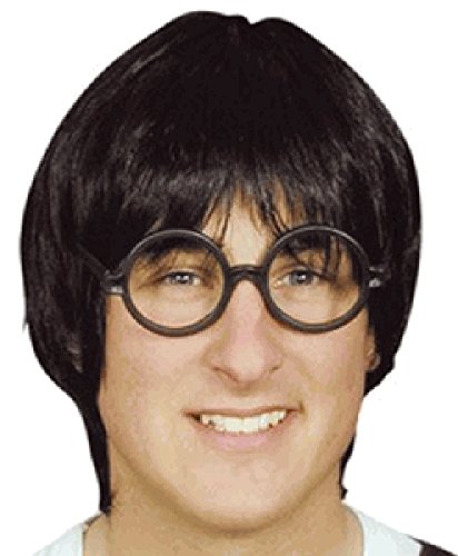 My Costume Wigs Men's Harry Potter Early Years with Glasses (Black) One Size Fits All