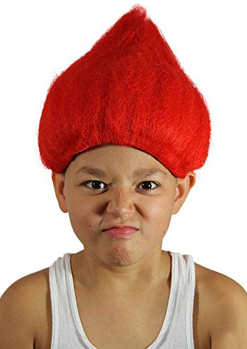 My Costume Wigs Red Troll Wig (Red) One Size Fits All