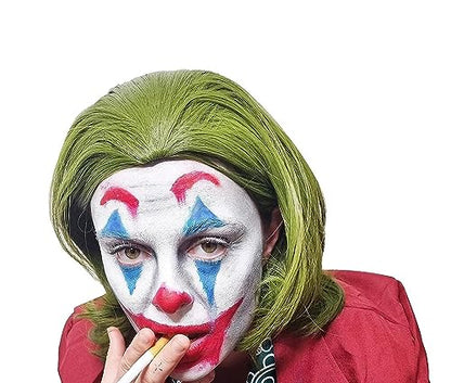 My Costume Wigs Clown Joker Fleck Mixed Green Curly/Wavy Hair Cos Anime Wig Men's Wig Daily/Party/Role Play Green